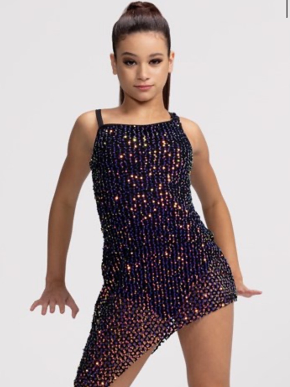 Balera Asymmetrical Sequin Costume